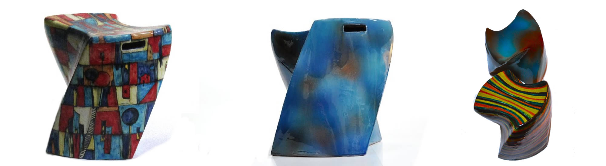 Sgabello ceramicha Torsonudo