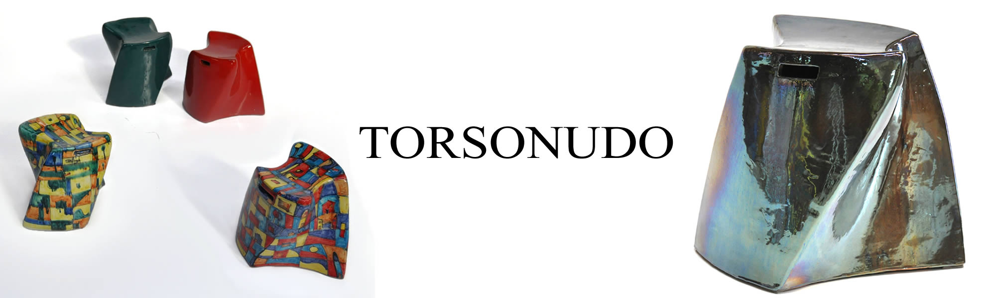 Sgabello ceramicha Torsonudo